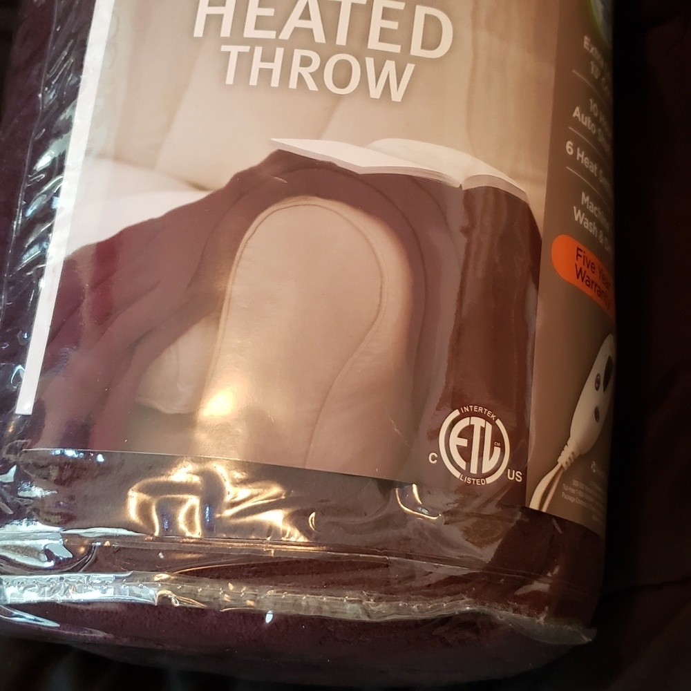 Heated throw